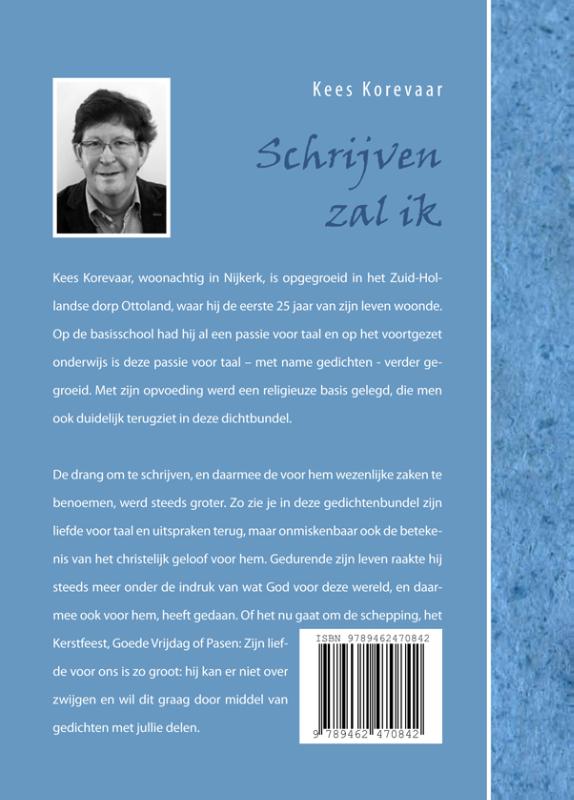 Achterkant van Schrijven zal ik