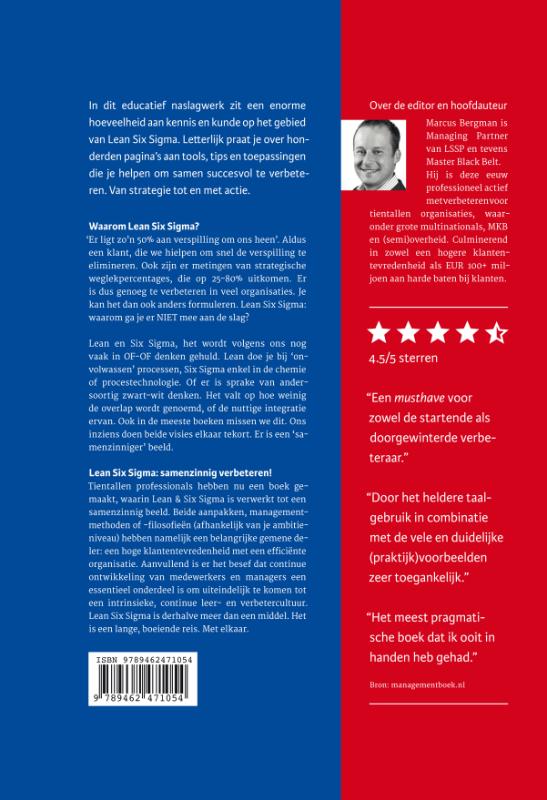 Achterkant van Lean Six Sigma