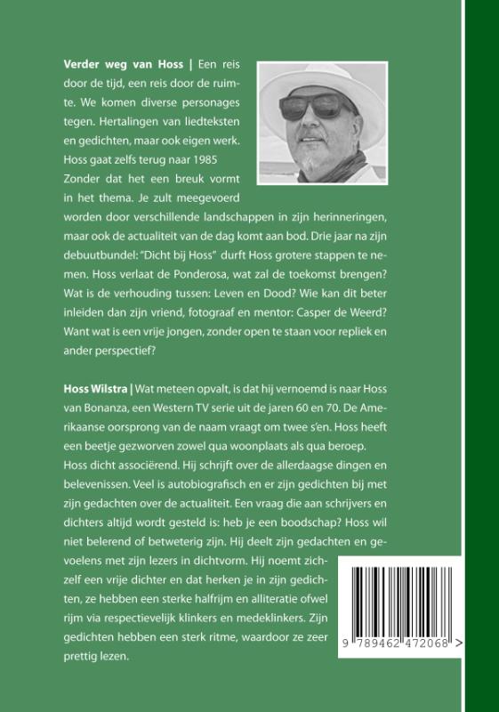 Achterkant van Verder weg van Hoss