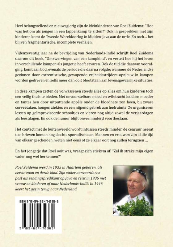 Achterkant van Omzwervingen van een kampkind