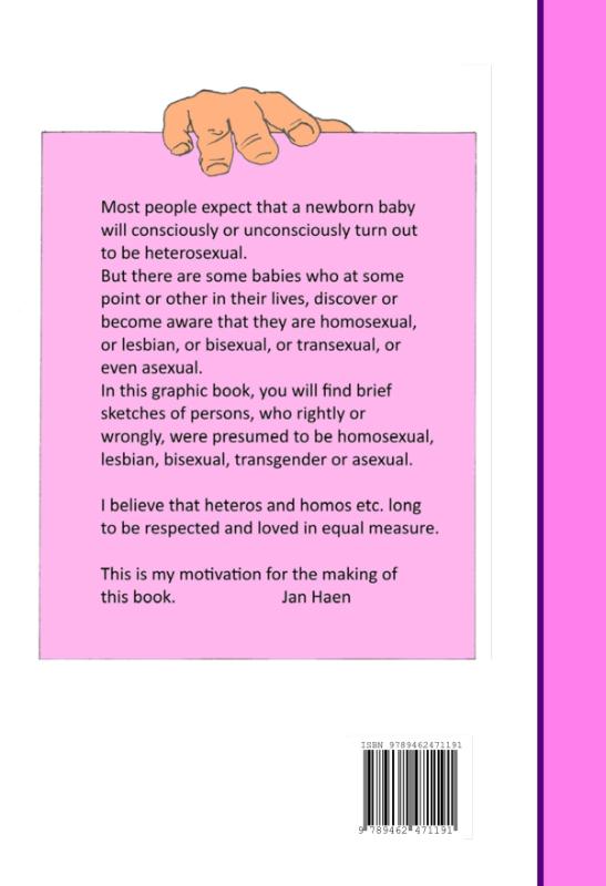 Achterkant van Heavenly homos etc