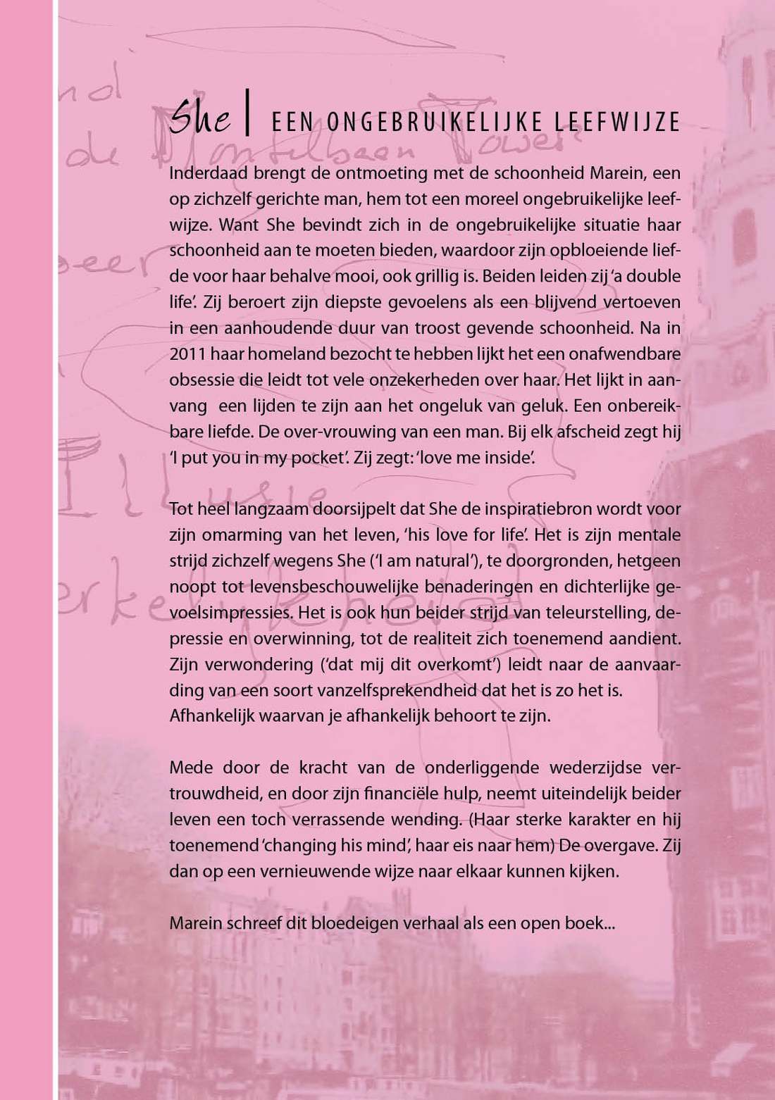 Achterkant van Egodocument She
