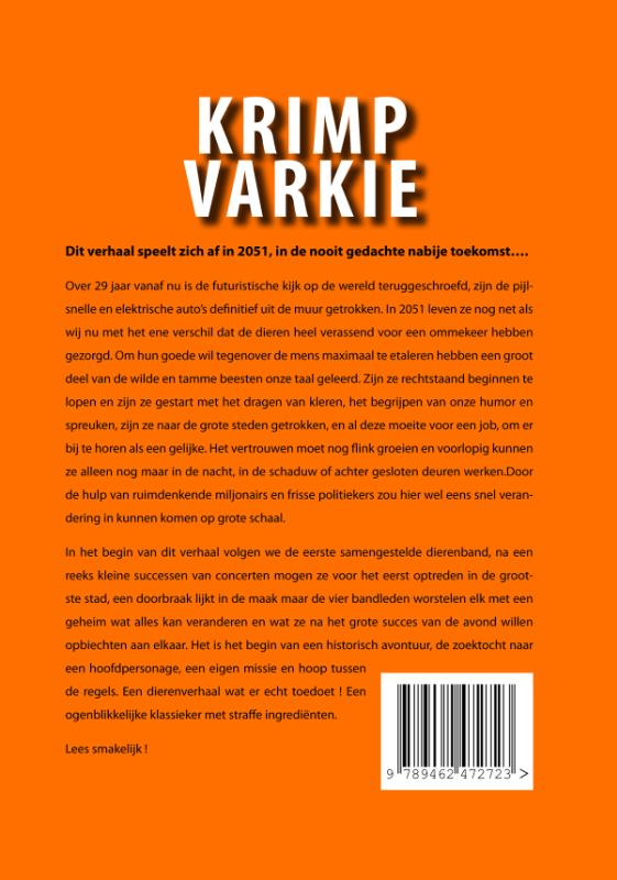 Achterkant van Krimp Varkie
