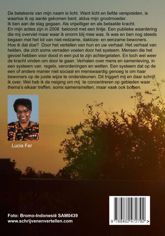 Achterkant van Stralen van Licht