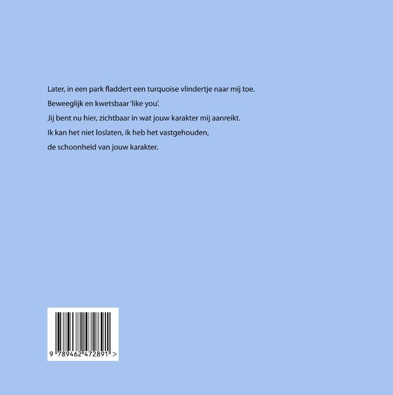 Achterkant van In grijs nog rechtop