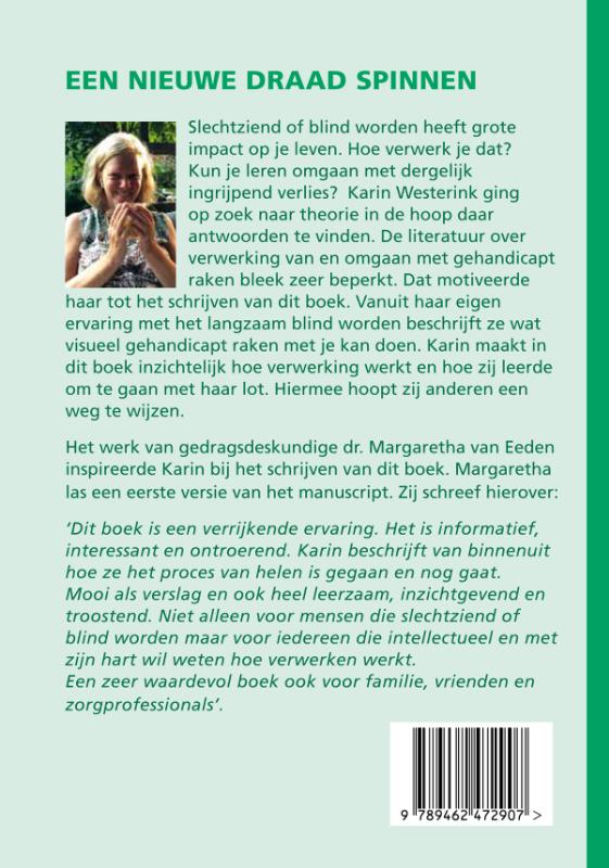 Achterkant van Een nieuwe draad spinnen