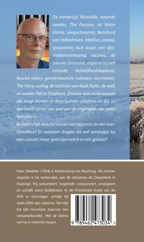 Achterkant van Met de kennis van nu