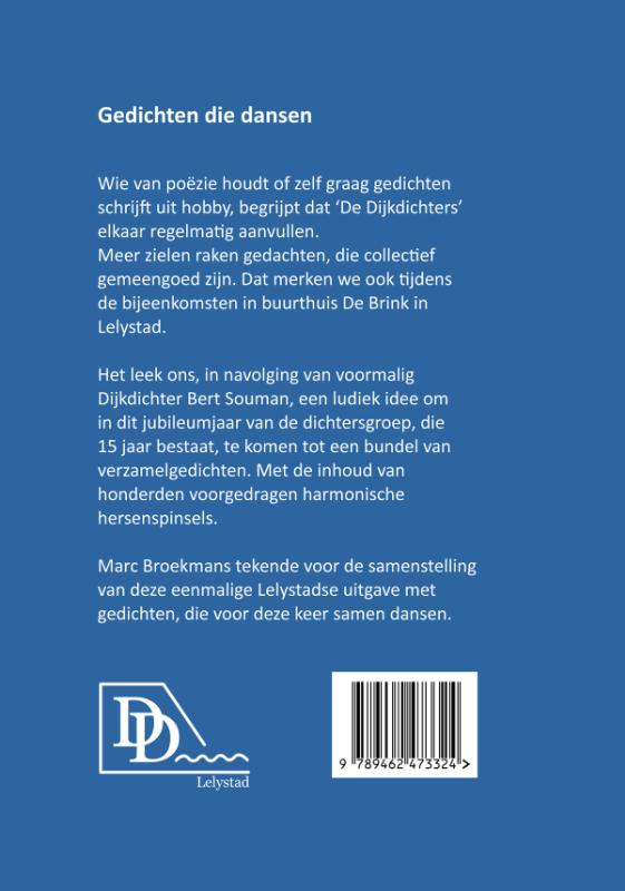 Achterkant van Gedichten die dansen
