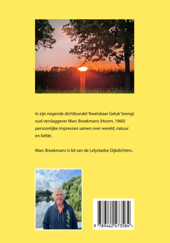 Achterkant van Kwetsbaar geluk
