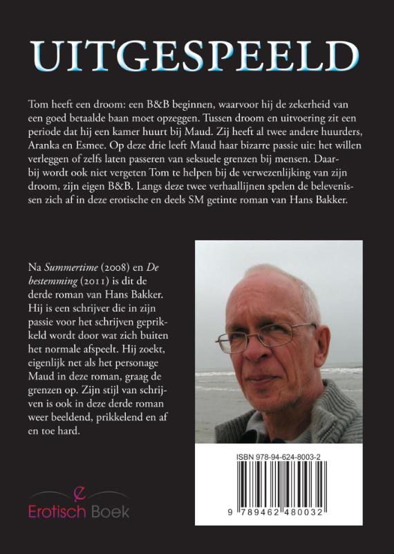 Achterkant van Uitgespeeld