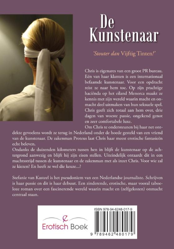 Achterkant van De kunstenaar