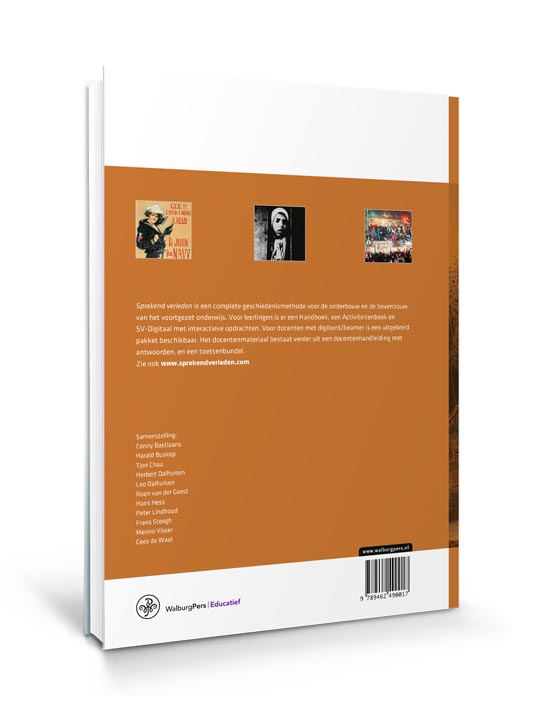 Achterkant van textbook