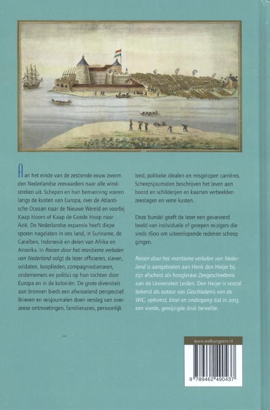 Achterkant van Reizen door het maritieme verleden van Nederland