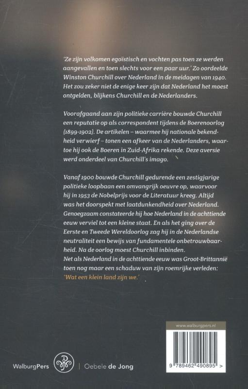 Achterkant van Churchill en de Nederlanders