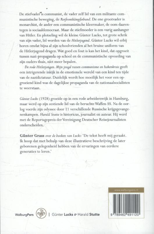 Achterkant van De Rode Hitlerjongen