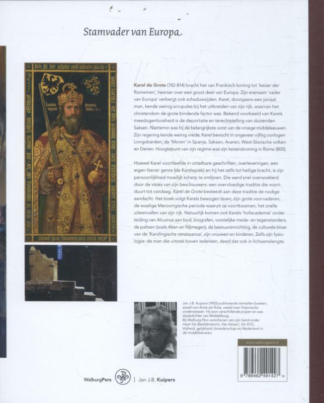 Achterkant van Karel de Grote