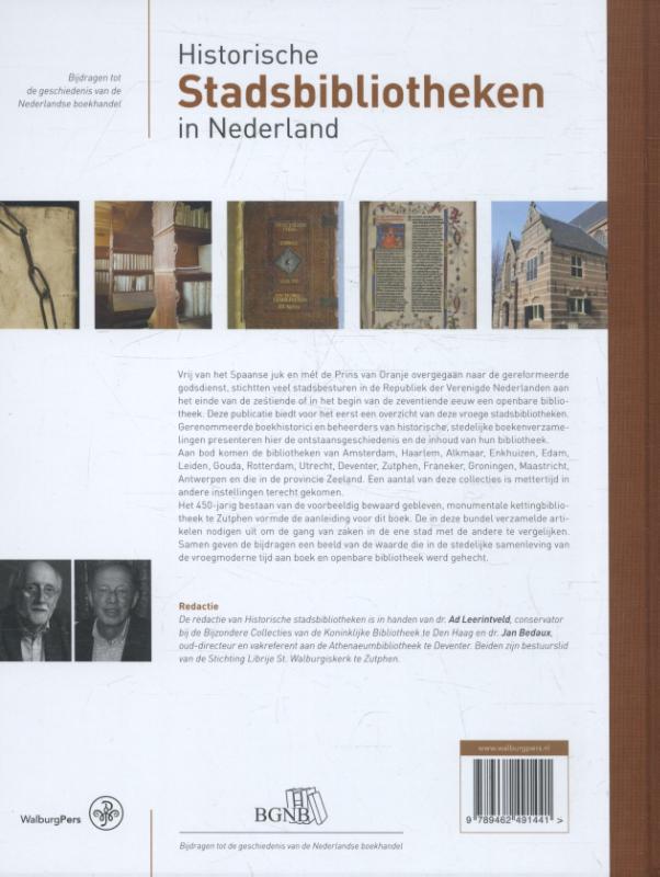 Achterkant van Historische stadsbibliotheken in Nederland