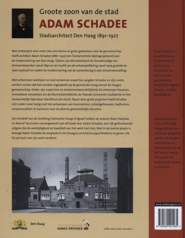 Achterkant van Adam Schadee