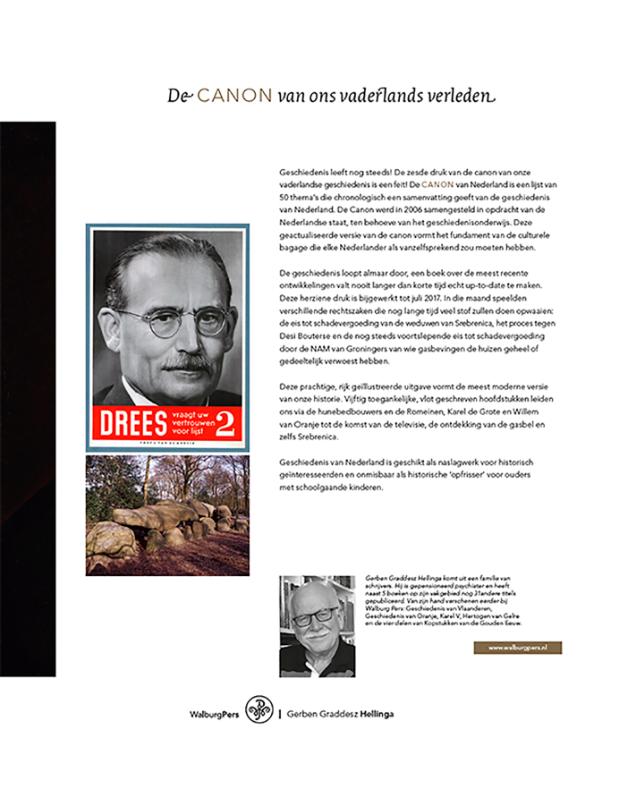 Achterkant van Geschiedenis van Nederland