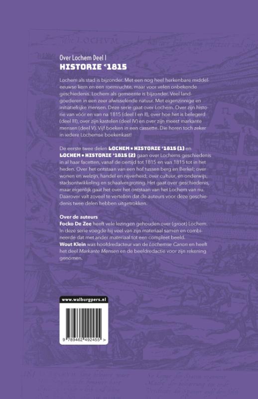 Achterkant van Lochem – Historie < 1815