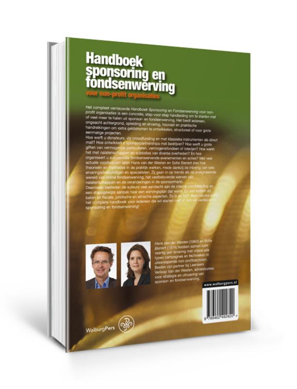 Achterkant van Handboek sponsoring en fondsenwerving