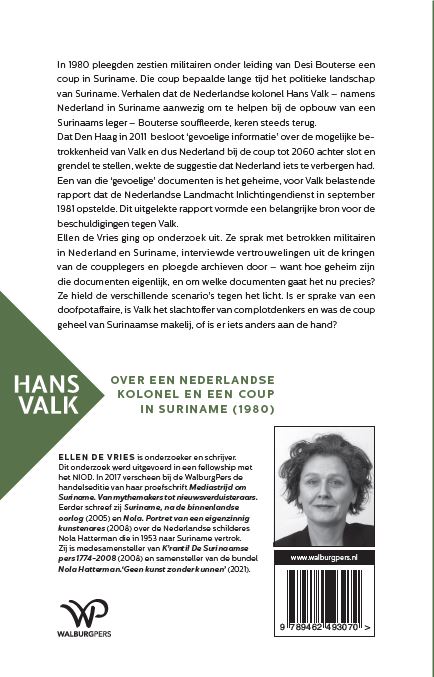 Achterkant van Hans Valk