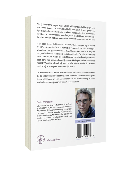 Achterkant van Verloren in de tijd van Einstein