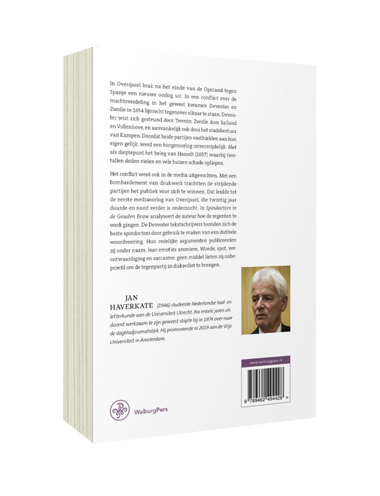 Achterkant van Spindoctors van de Gouden Eeuw