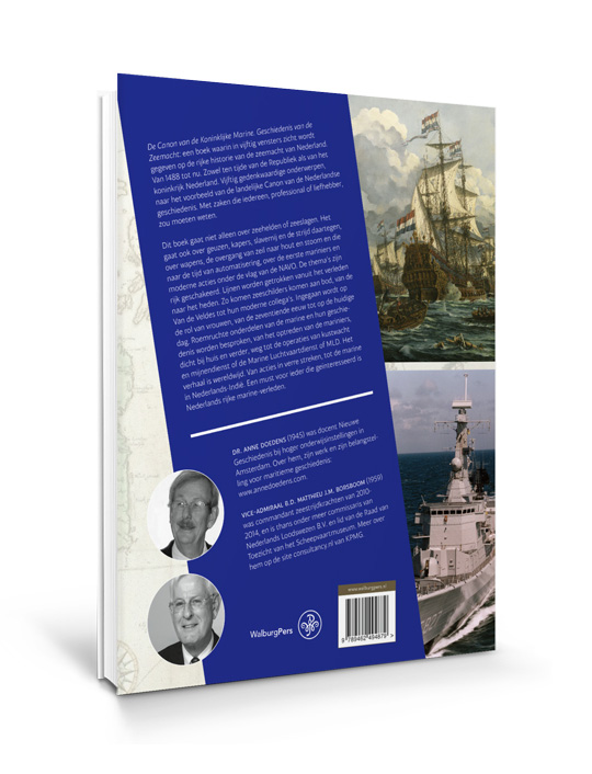 Achterkant van De Canon van de Koninklijke Marine