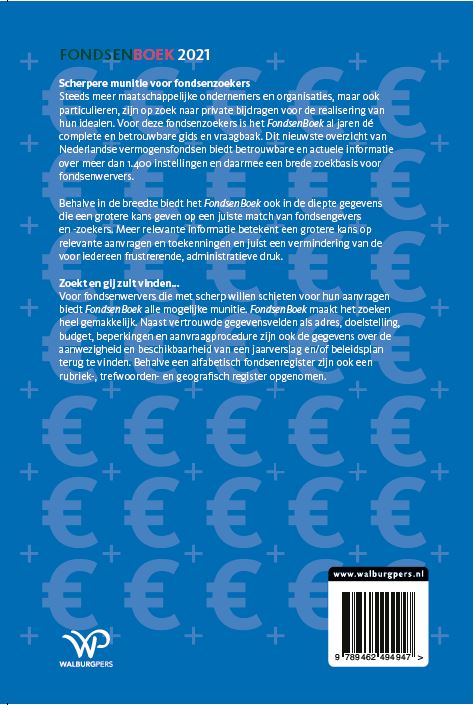 Achterkant van Fondsenboek 2021