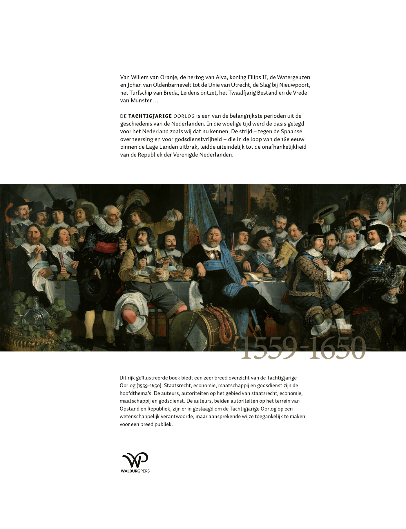 Achterkant van De Tachtigjarige Oorlog