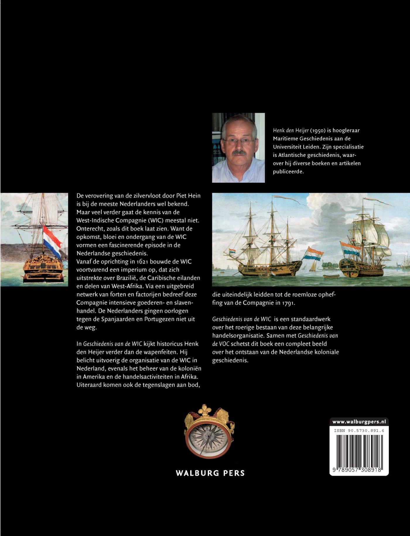 Achterkant van Geschiedenis van de WIC