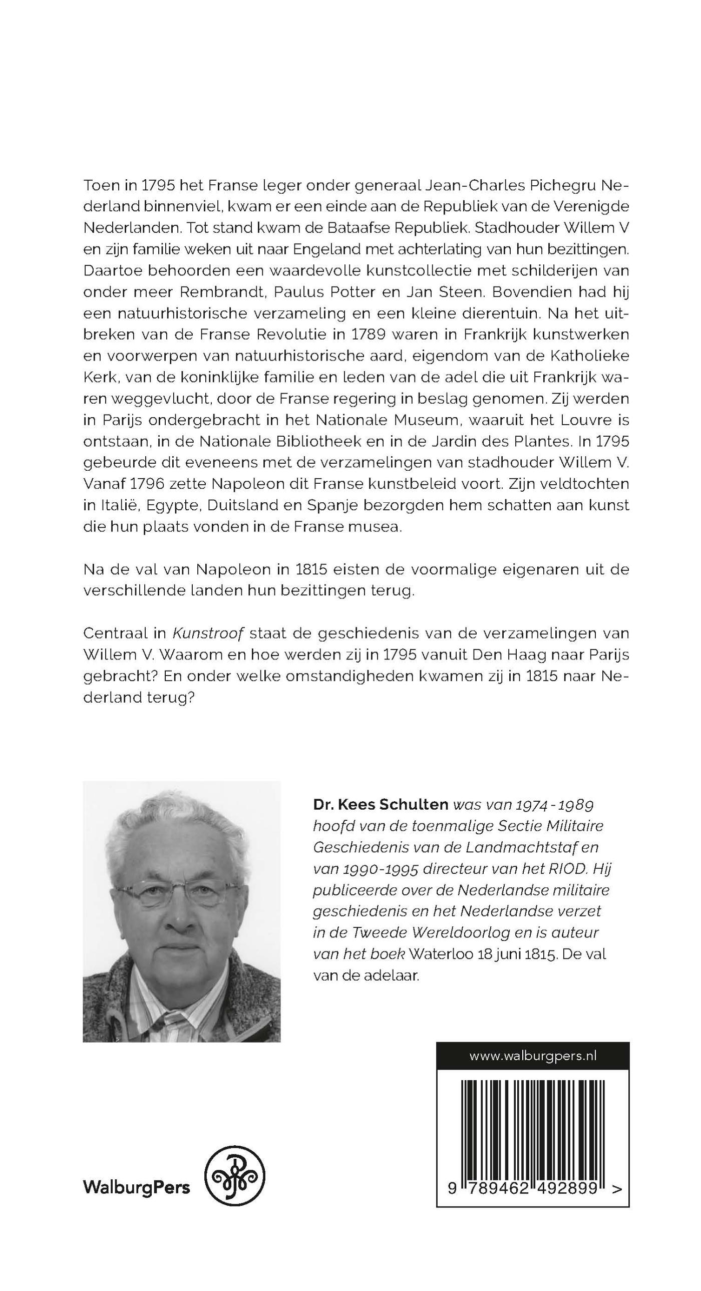 Achterkant van Kunstroof