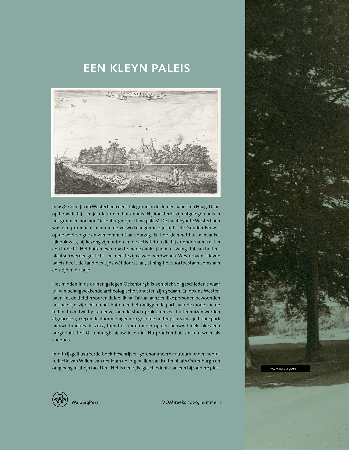 Achterkant van Een kleyn paleis