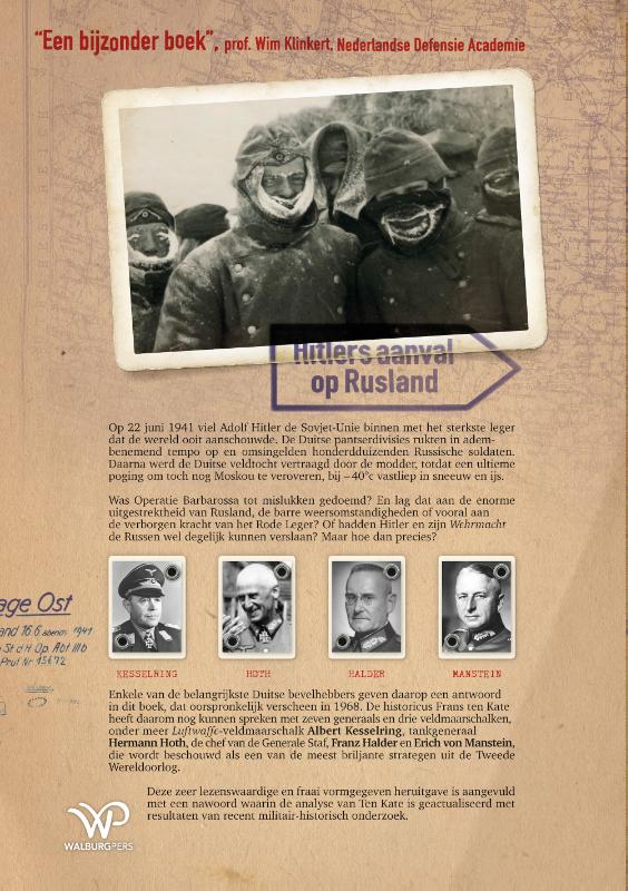 Achterkant van Hitlers aanval op Rusland
