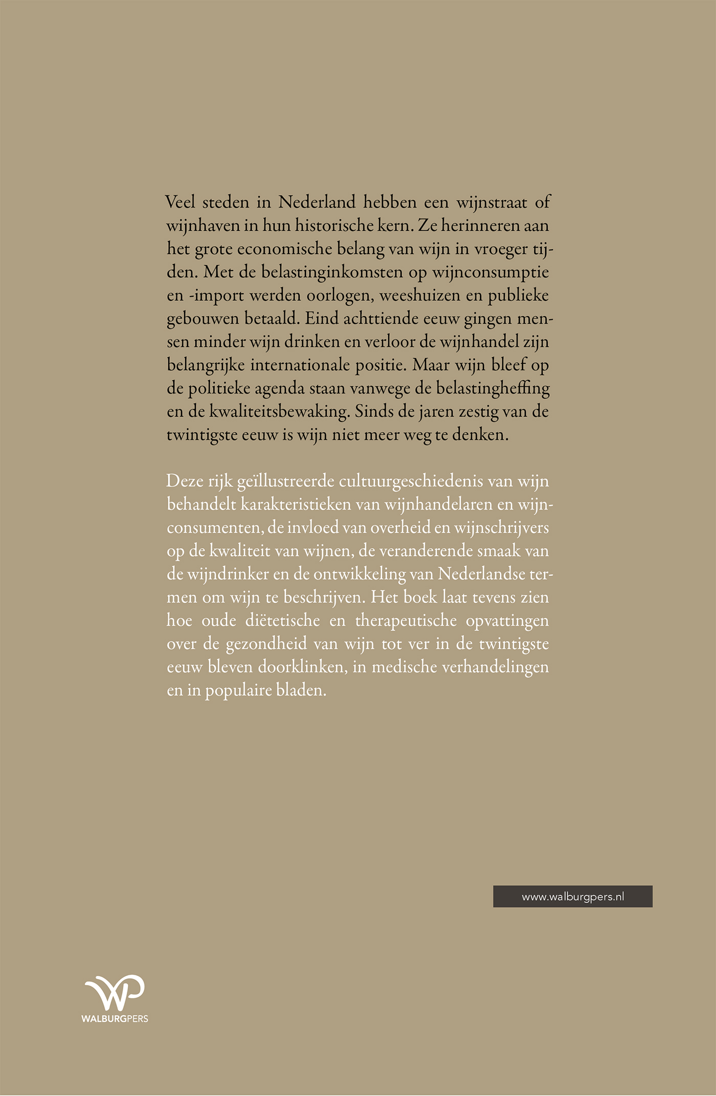 Achterkant van Wijn in Nederland