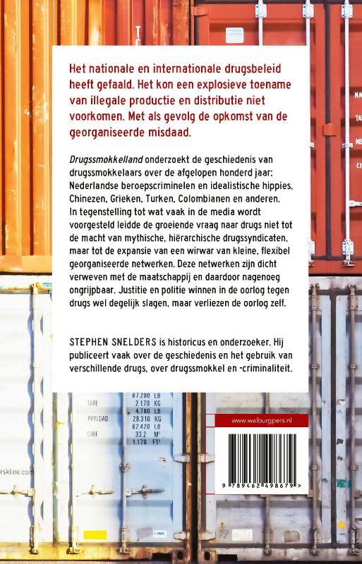 Achterkant van Drugssmokkelland