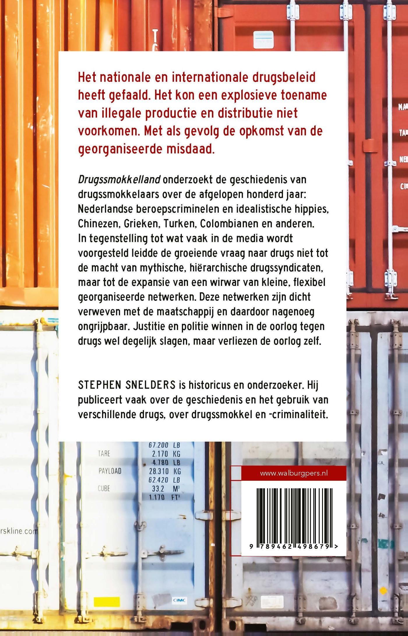 Achterkant van Drugssmokkelland