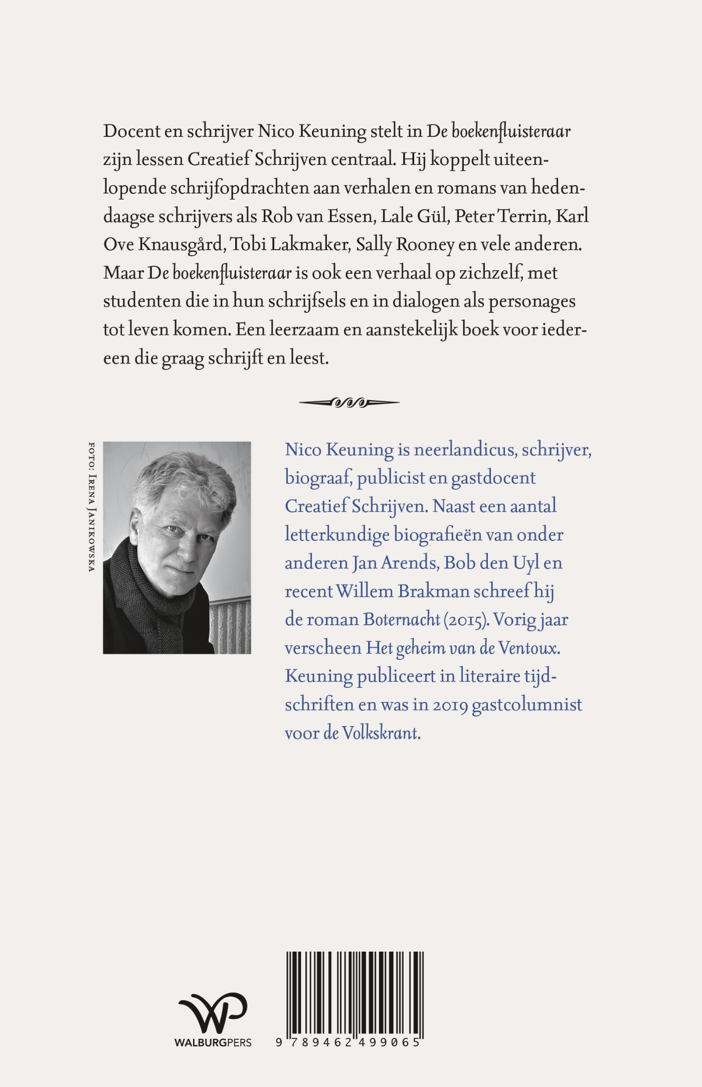 Achterkant van De boekenfluisteraar