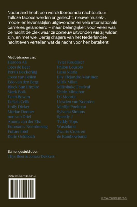 Achterkant van Geen dag zonder nacht