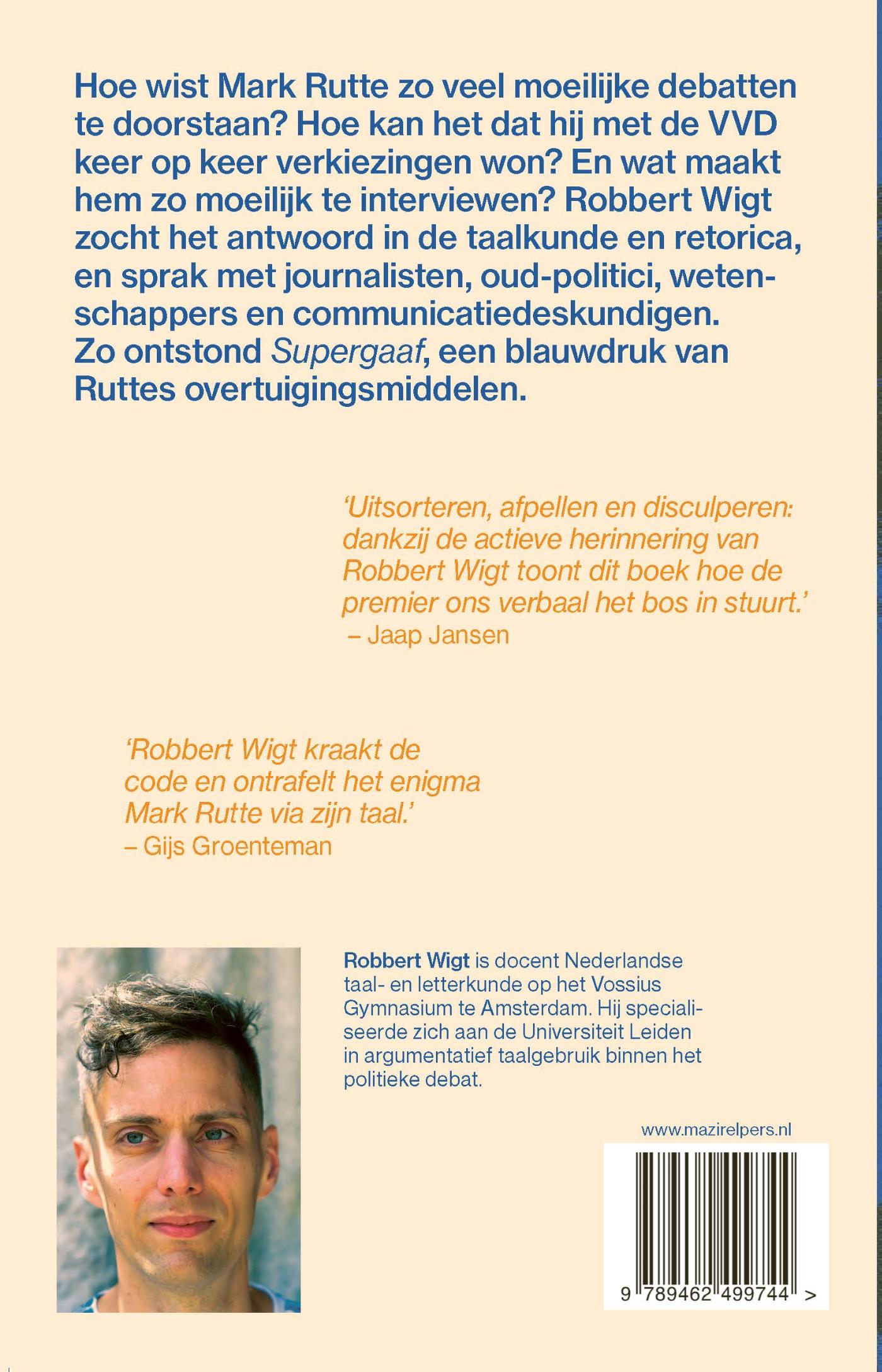 Achterkant van Supergaaf