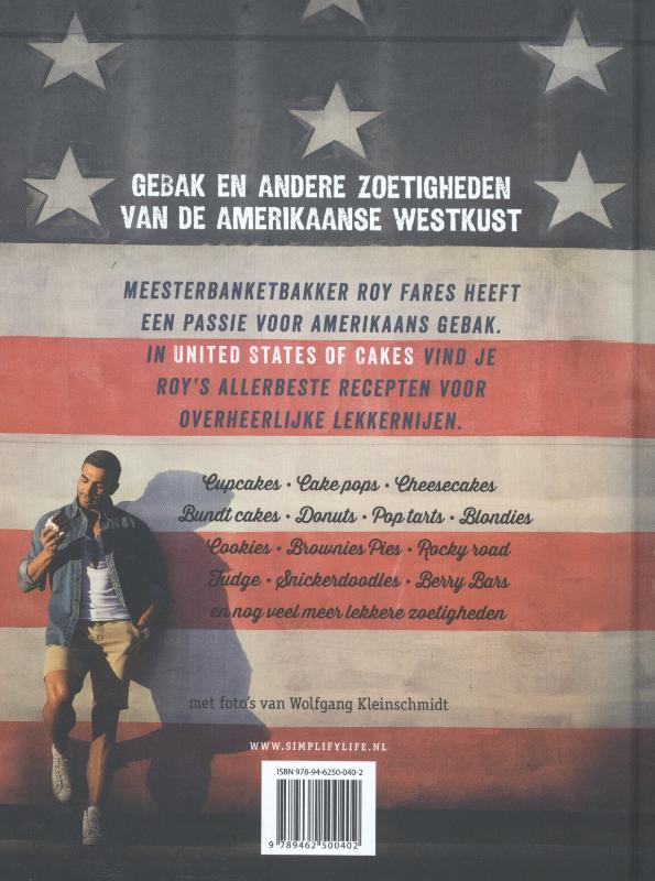Achterkant van United states of cakes