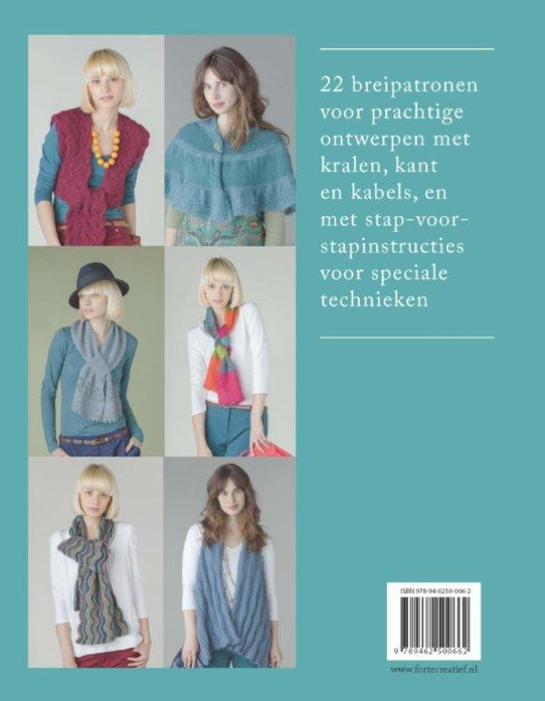 Achterkant van Sjaals & stola's breien