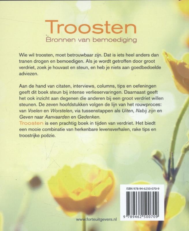 Achterkant van Troosten