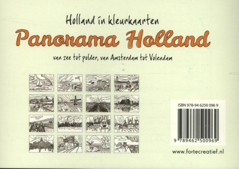 Achterkant van Panorama Holland
