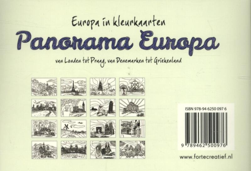 Achterkant van Panorama Europa