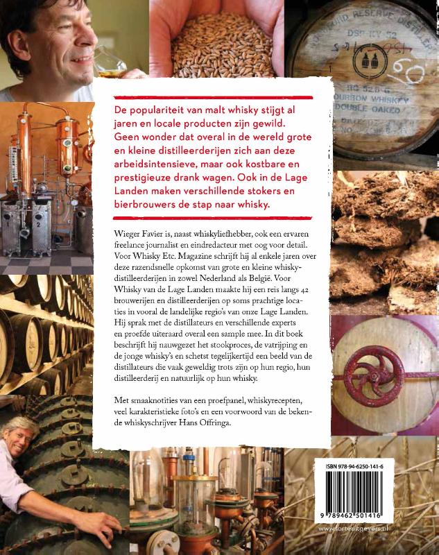 Achterkant van Whisky van de lage landen
