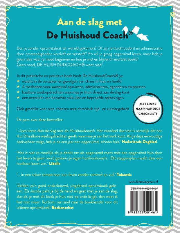 Achterkant van Aan de slag met de HuishoudCoach