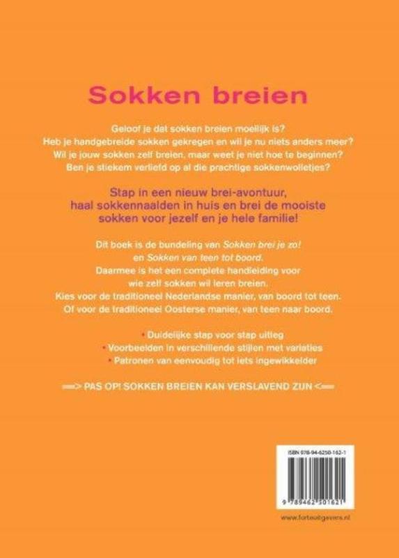 Achterkant van Sokken breien