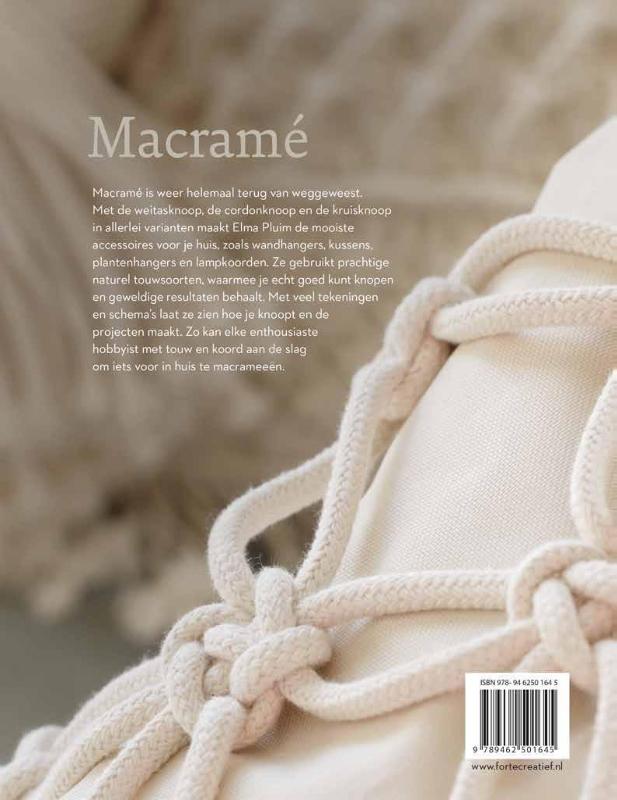 Achterkant van Macrame